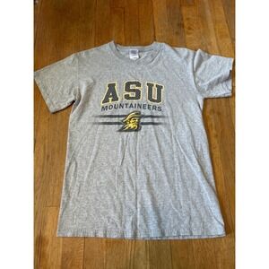 Gildan ASU Mountaineers T-Shirt College Graphic‎ Tee Mens Small Appalachian